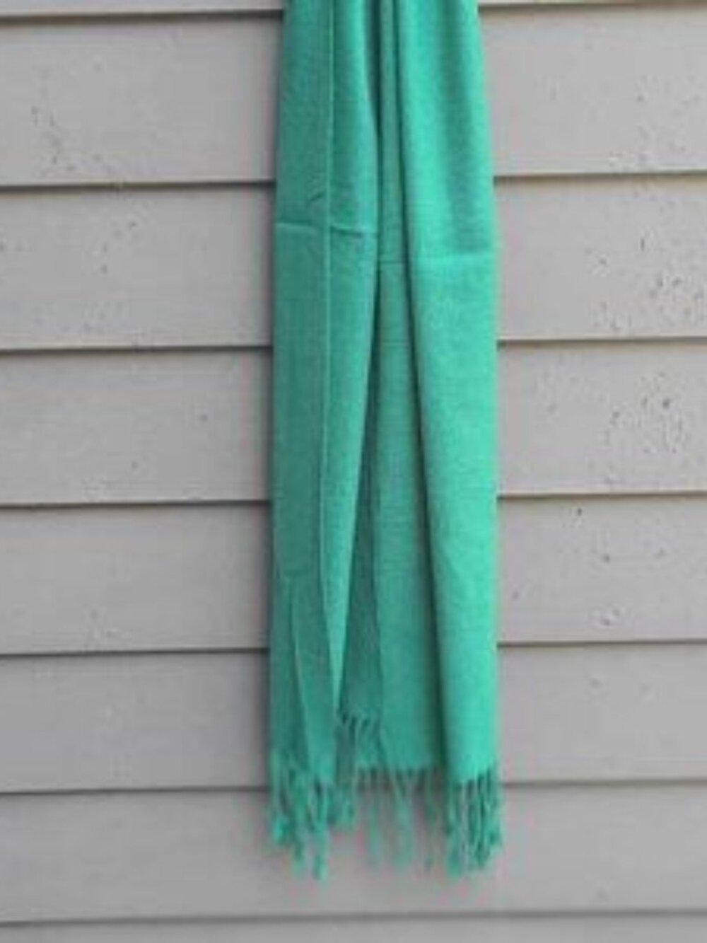 Cashmere Green Scarf 100% Scottish Cashmere NEW